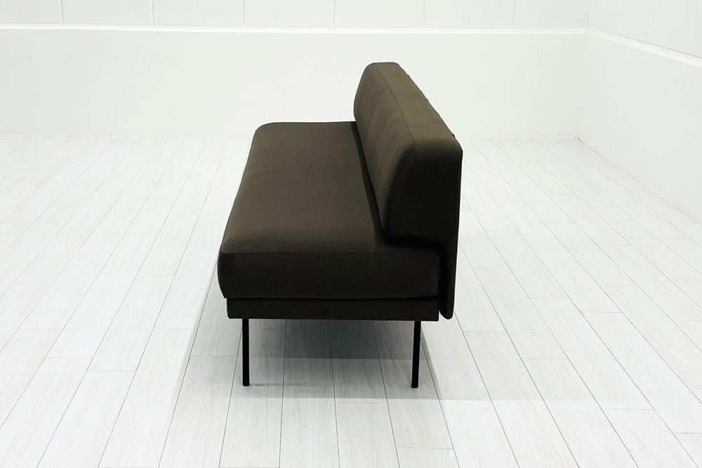 コクヨ ロビーソファー 中古 3人用ソファ 中古オフィス家具 2100/670/750 ブラウン系色の画像