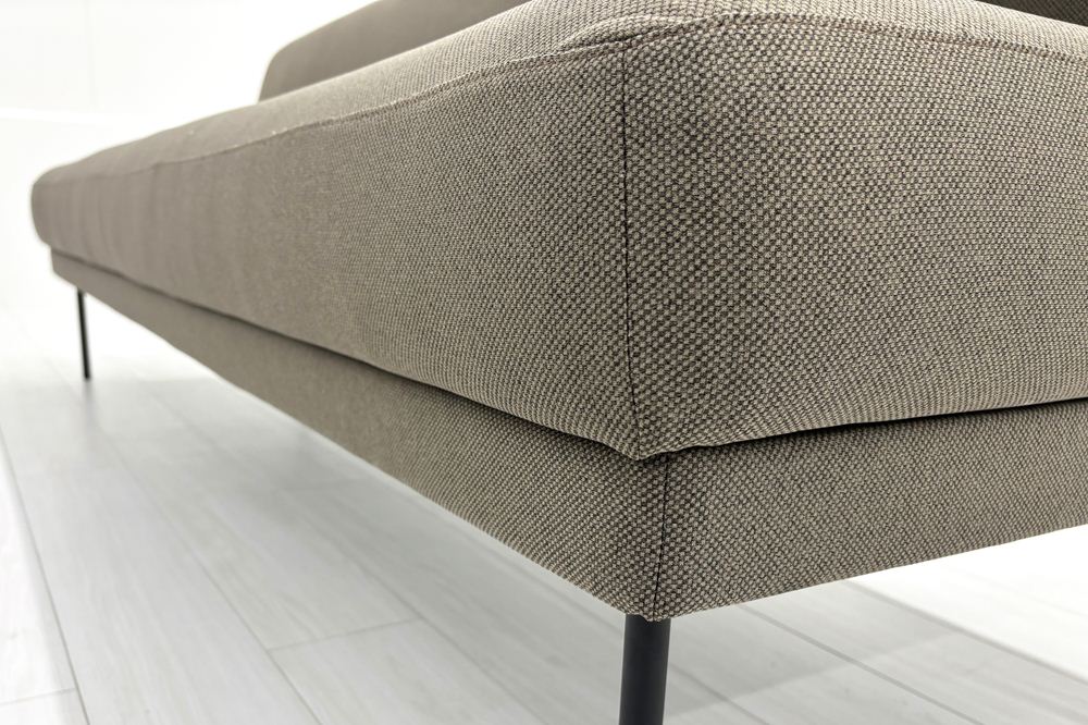 コクヨ ロビーソファー 中古 3人用ソファ 中古オフィス家具 2100/670/750 ブラウン系色の画像