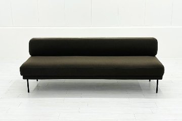 コクヨ ロビーソファー 中古 3人用ソファ 中古オフィス家具 2100/670/750 ブラウン系色の画像