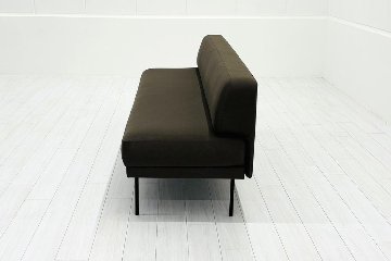 コクヨ ロビーソファー 中古 3人用ソファ 中古オフィス家具 2100/670/750 ブラウン系色の画像