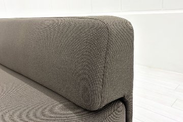 コクヨ ロビーソファー 中古 3人用ソファ 中古オフィス家具 2100/670/750 ブラウン系色の画像