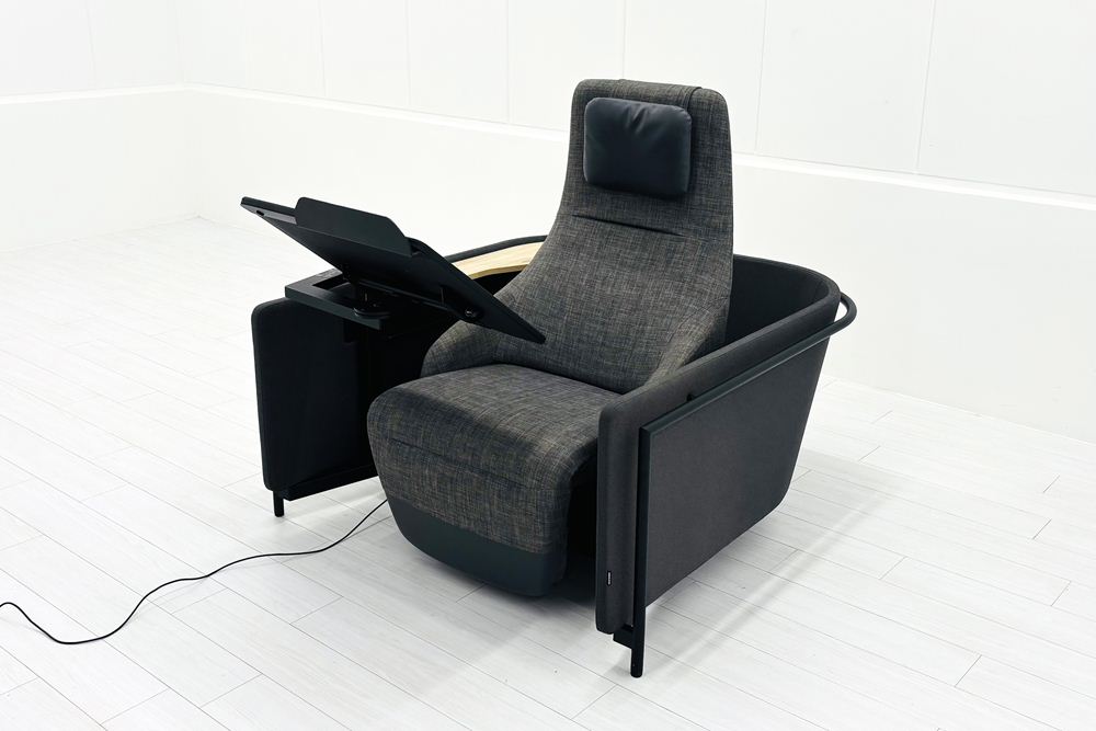 コクヨ ソロワークブース ドップ コンパクトタイプ 中古 dop 1人用ソファ 中古オフィス家具 ラウンジチェア 1170/1285/900の画像
