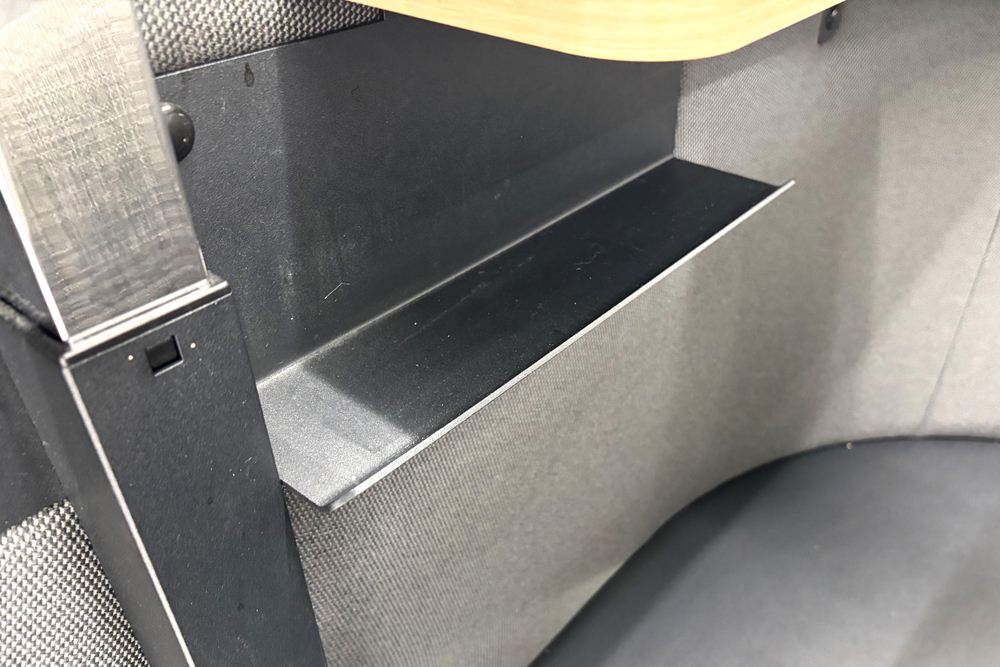コクヨ ソロワークブース ドップ コンパクトタイプ 中古 dop 1人用ソファ 中古オフィス家具 ラウンジチェア 1170/1285/900の画像