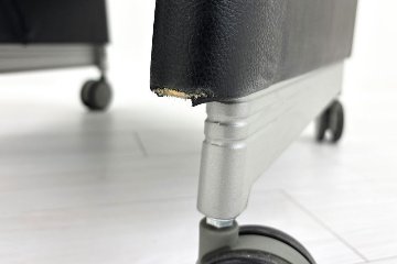 オカムラ 8346Mシリーズ ミーティングチェア 【4脚セット】 多目的チェア 中古オフィス家具 応接椅子 上下昇降タイプ ブラックの画像