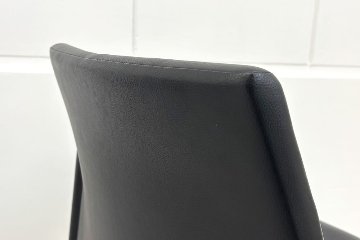 オカムラ 8346Mシリーズ ミーティングチェア 【4脚セット】 多目的チェア 中古オフィス家具 応接椅子 上下昇降タイプ ブラックの画像