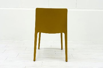 【4脚セット】 イトーキ ACTIU FTチェアシリーズ 中古 ミーティングチェア 多目的チェア スタッキングチェア 中古オフィス家具 マスタードの画像