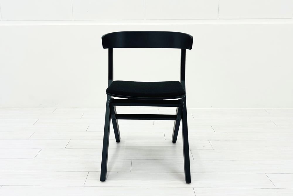 【4脚セット】 コクヨ デイズオフィス ウッドサイド 中古 ミーティングチェア DAYS OFFICE wood side 中古オフィス家具 ブラックの画像