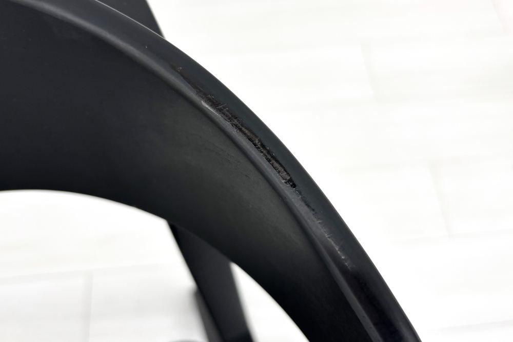 【4脚セット】 コクヨ デイズオフィス ウッドサイド 中古 ミーティングチェア DAYS OFFICE wood side 中古オフィス家具 ブラックの画像