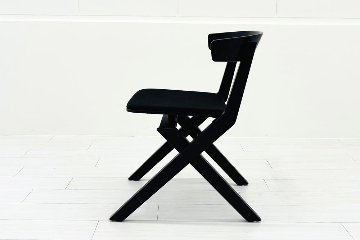 【4脚セット】 コクヨ デイズオフィス ウッドサイド 中古 ミーティングチェア DAYS OFFICE wood side 中古オフィス家具 ブラックの画像