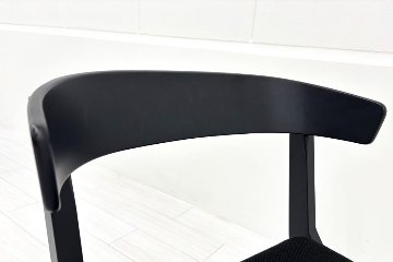 【4脚セット】 コクヨ デイズオフィス ウッドサイド 中古 ミーティングチェア DAYS OFFICE wood side 中古オフィス家具 ブラックの画像