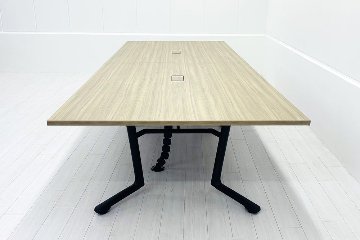 イトーキ DFテーブル 中古 幅4000 ミーティングテーブル 大型会議テーブル 中古オフィス家具 4000/1500/720の画像