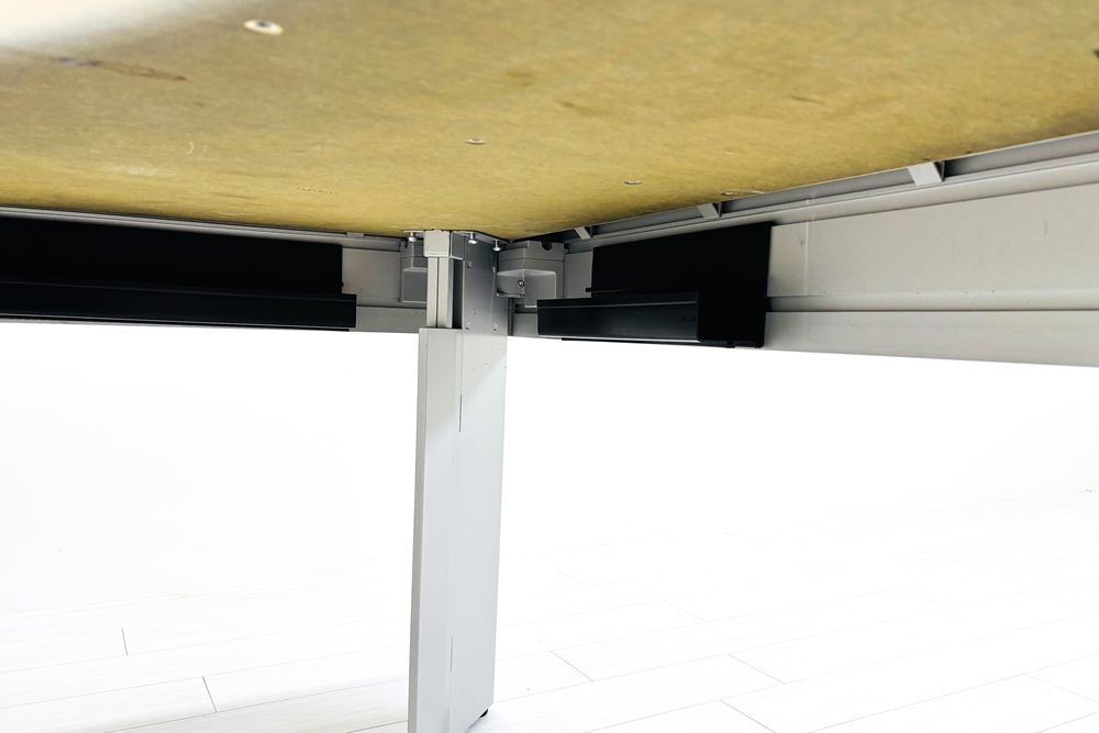 オカムラ L型デスク L字デスク 中古 Ｌ字机 中古デスク 中古オフィス家具 オフィスデスク 事務机 1530/1130/720の画像