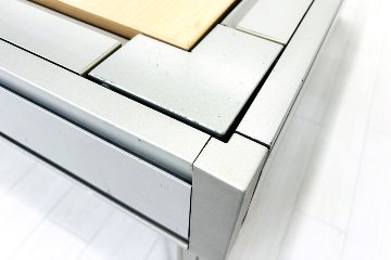 オカムラ L型デスク L字デスク 中古 Ｌ字机 中古デスク 中古オフィス家具 オフィスデスク 事務机 1530/1130/720の画像