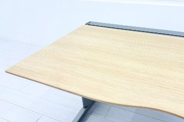 オカムラ L型デスク L字デスク 中古 Ｌ字机 中古デスク 中古オフィス家具 オフィスデスク 事務机 1530/1130/720の画像
