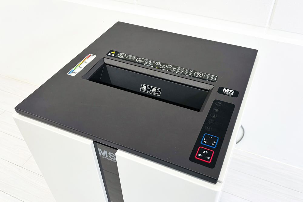 UA-F25C-L シュレッダー 中古 業務用シュレッダー 明光商会 中古オフィス家具 MSシュレッダー 500/500/850の画像