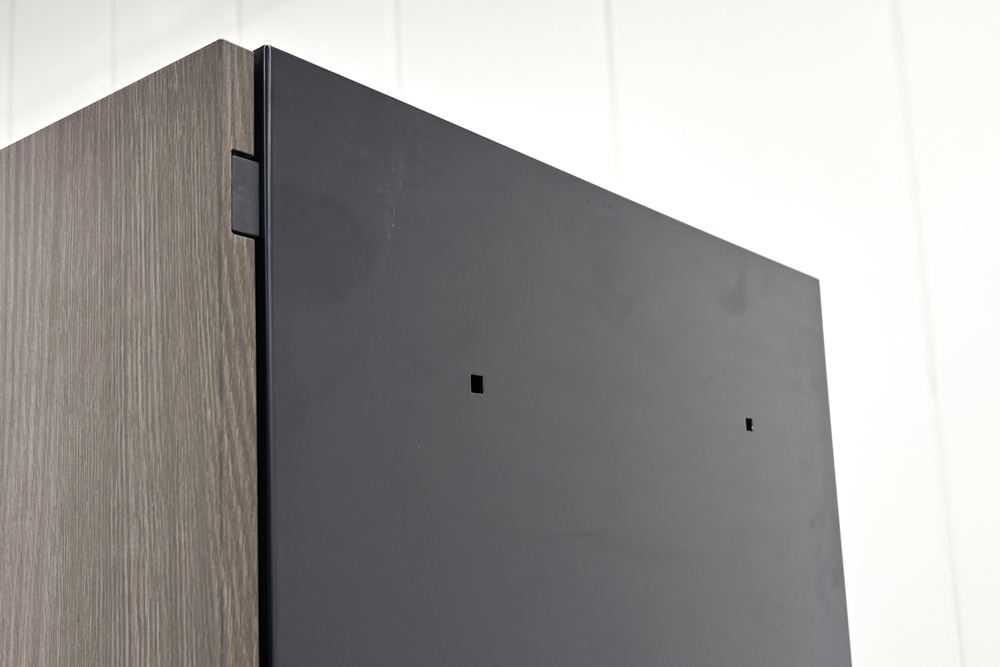 コクヨ エディア 中古キャビネット 両開き書庫 【上下セット】 収納家具 中古オフィス家具 900/500/2170の画像