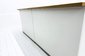 【4点セット】イトーキ NJカウンター ロビーカウンター ハイカウンター 中古 受付カウンター 中古オフィス家具 2955/1450/950の画像