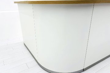 【4点セット】イトーキ NJカウンター ロビーカウンター ハイカウンター 中古 受付カウンター 中古オフィス家具 2955/1450/950の画像