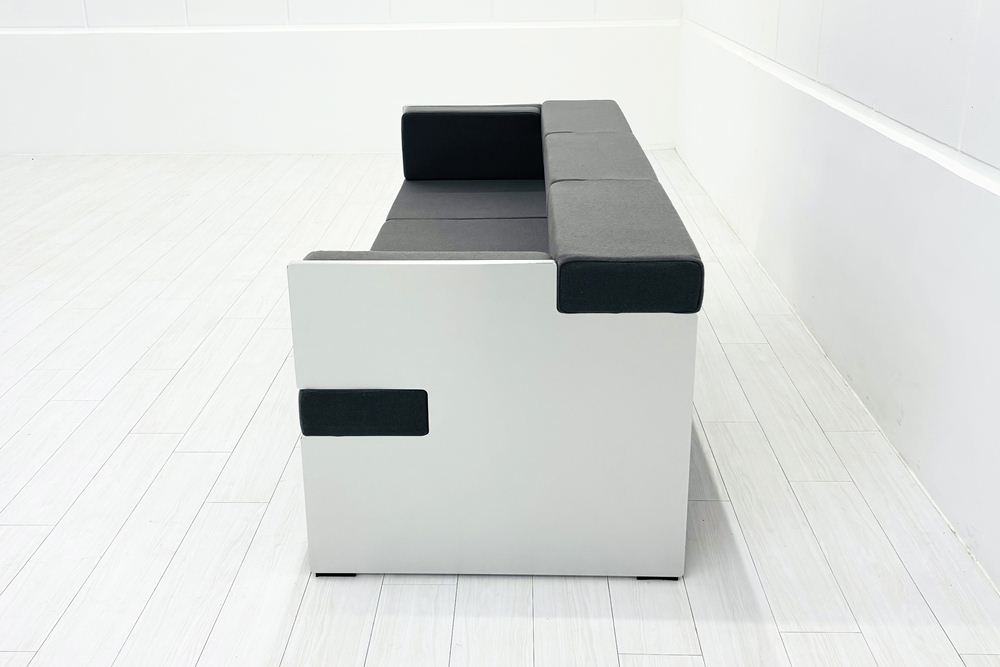 コクヨ アニカ ロビーベンチ 中古 ANIKA 長椅子 ロビーソファ 中古オフィス家具 2100/670/750 グレーの画像