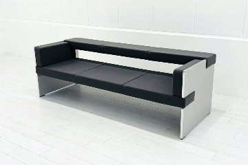 コクヨ アニカ ロビーベンチ 中古 ANIKA 長椅子 ロビーソファ 中古オフィス家具 2100/670/750 グレーの画像