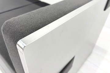 コクヨ アニカ ロビーベンチ 中古 ANIKA 長椅子 ロビーソファ 中古オフィス家具 2100/670/750 グレーの画像