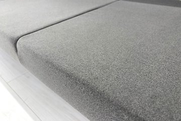 コクヨ アニカ ロビーベンチ 中古 ANIKA 長椅子 ロビーソファ 中古オフィス家具 2100/670/750 グレーの画像