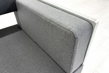 コクヨ アニカ ロビーベンチ 中古 ANIKA 長椅子 ロビーソファ 中古オフィス家具 2100/670/750 グレーの画像
