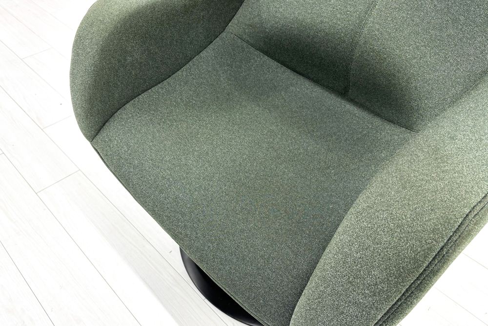 オカムラ ライブス ミーティングチェア 中古 多目的チェア パーソナルチェア Lives Personal Chair 中古オフィス家具 ダークグリーンの画像
