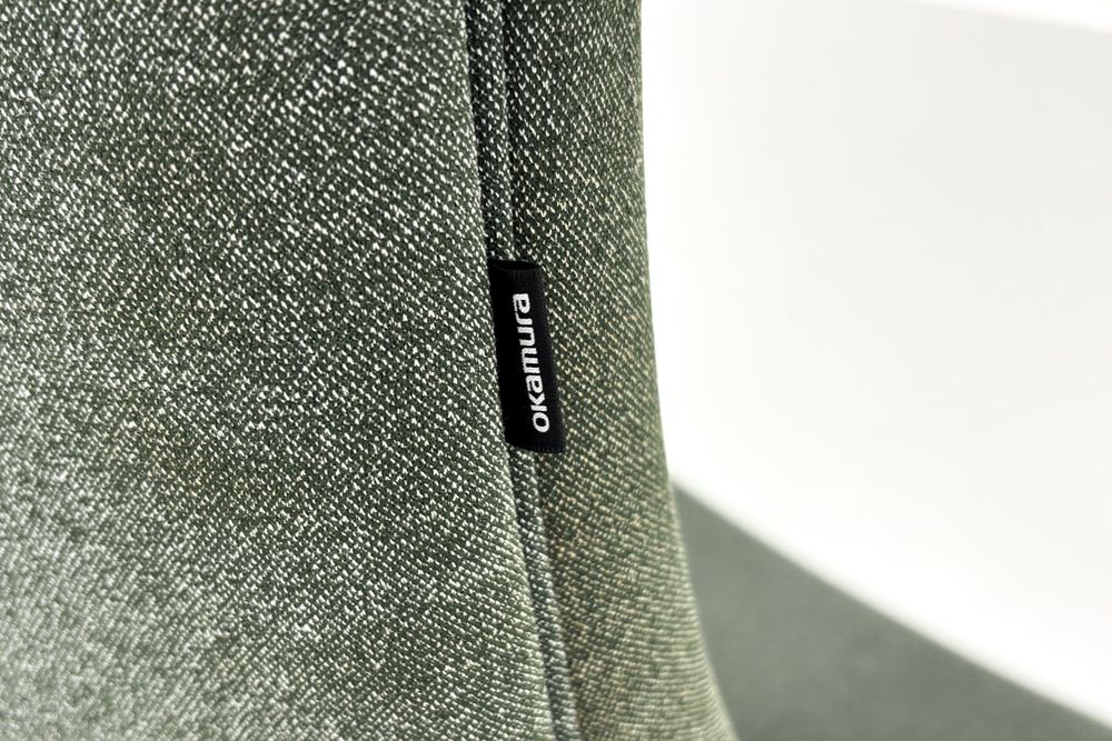 オカムラ ライブス ミーティングチェア 中古 多目的チェア パーソナルチェア Lives Personal Chair 中古オフィス家具 ダークグリーンの画像