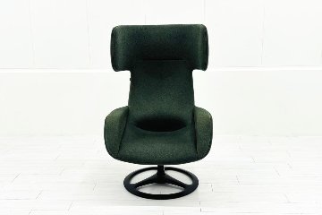 オカムラ ライブス ミーティングチェア 中古 多目的チェア パーソナルチェア Lives Personal Chair 中古オフィス家具 ダークグリーンの画像