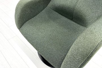 オカムラ ライブス ミーティングチェア 中古 多目的チェア パーソナルチェア Lives Personal Chair 中古オフィス家具 ダークグリーンの画像