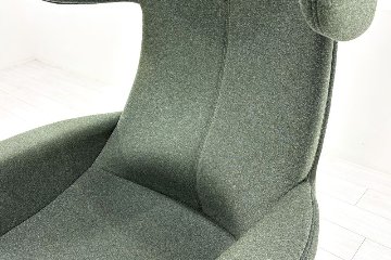 オカムラ ライブス ミーティングチェア 中古 多目的チェア パーソナルチェア Lives Personal Chair 中古オフィス家具 ダークグリーンの画像