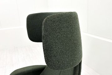 オカムラ ライブス ミーティングチェア 中古 多目的チェア パーソナルチェア Lives Personal Chair 中古オフィス家具 ダークグリーンの画像