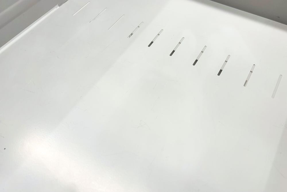 2段ラテラル書庫 中古 スチール書庫 ハイパーストレージ 内田洋行 UCHIDA キャビネット 中古オフィス家具 ホワイト 900/450/755の画像