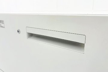 2段ラテラル書庫 中古 スチール書庫 ハイパーストレージ 内田洋行 UCHIDA キャビネット 中古オフィス家具 ホワイト 900/450/755の画像
