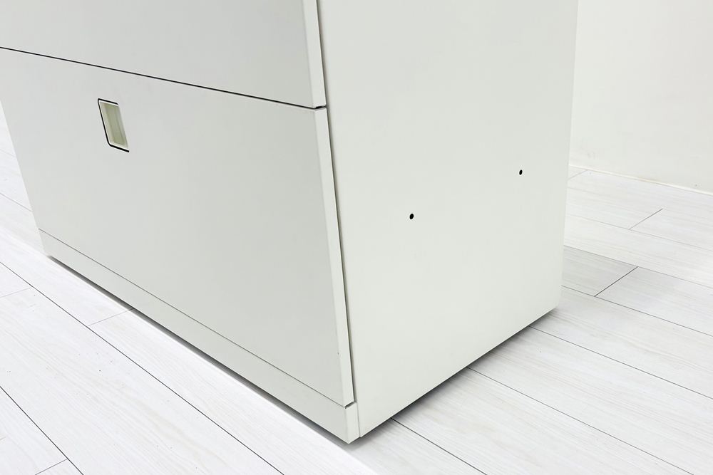 ラテラル書庫 3段ラテラル 中古 オカムラ レクトライン キャビネット 中古オフィス家具 天板付 900/450/1120の画像
