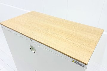 ラテラル書庫 3段ラテラル 中古 オカムラ レクトライン キャビネット 中古オフィス家具 天板付 900/450/1120の画像