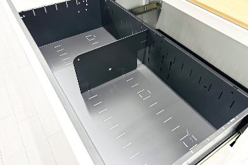 ラテラル書庫 3段ラテラル 中古 オカムラ レクトライン キャビネット 中古オフィス家具 天板付 900/450/1120の画像
