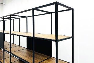 コクヨ ジューク 中古 キャビネット 仕切りシェルフ オープン書庫 収納家具 中古オフィス家具 4950/430/2130の画像