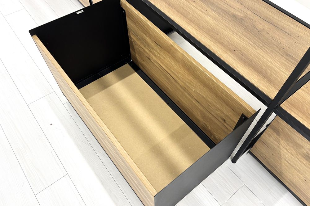 コクヨ ジューク 中古 キャビネット 仕切りシェルフ オープン書庫 収納家具 中古オフィス家具 3300/430/2130の画像