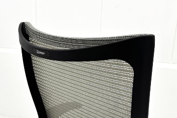 中古 バロンチェア オカムラ OKAMURA Baron 中古オフィス家具 ハイバック 可動肘 ライトグレーの画像