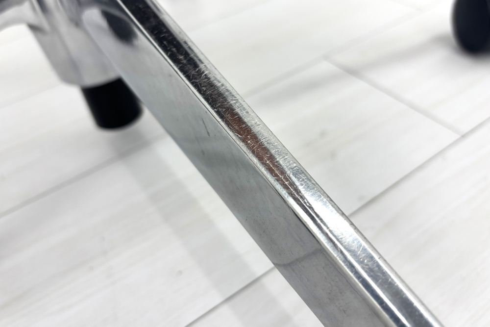 オカムラ 中古 チェア バロンチェア OKAMURA Baron 中古オフィス家具 ハイバック 可動肘 オレンジの画像