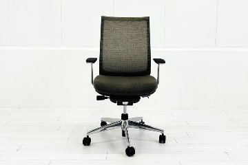 コクヨ Bezel(ベゼル)シリーズ 中古 2020年製 クッション KOKUYO テクスチャードメッシュ 固定肘 中古オフィス家具の画像
