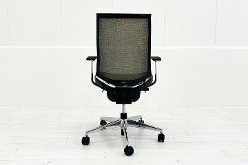 コクヨ Bezel(ベゼル)シリーズ 中古 2020年製 クッション KOKUYO テクスチャードメッシュ 固定肘 中古オフィス家具の画像