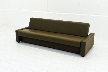 オカムラ ソファーベッド 中古 2019年製 応接ソファ 中古オフィス家具 2040/860/660の画像