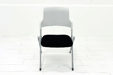 コクヨ アンフィチェア 【4脚セット】 スタッキングチェア 会議椅子 ミーティングチェア 中古オフィス家具 固定脚タイプの画像