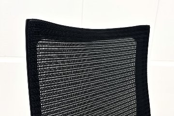 【ポリッシュ脚ピカピカ磨き有！】オカムラ バロンチェア 中古 2020年製 Baron ブラック 可動肘 ハイバック 中古オフィス家具 座クッションの画像