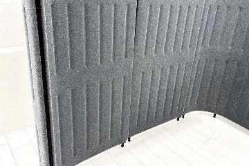 オカムラ マッフル パーテーション 【7枚セット】 パーティション 中古パーテーション 間仕切り 高1470mm グレーの画像