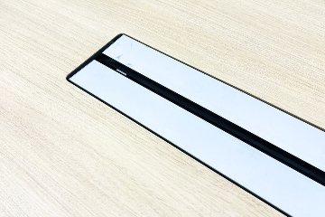 オカムラ ラティオ 中古 会議テーブル 幅3200 ミーティングテーブル 大型会議机 中古オフィス家具 ネオウッドライト 3200/1200/720の画像