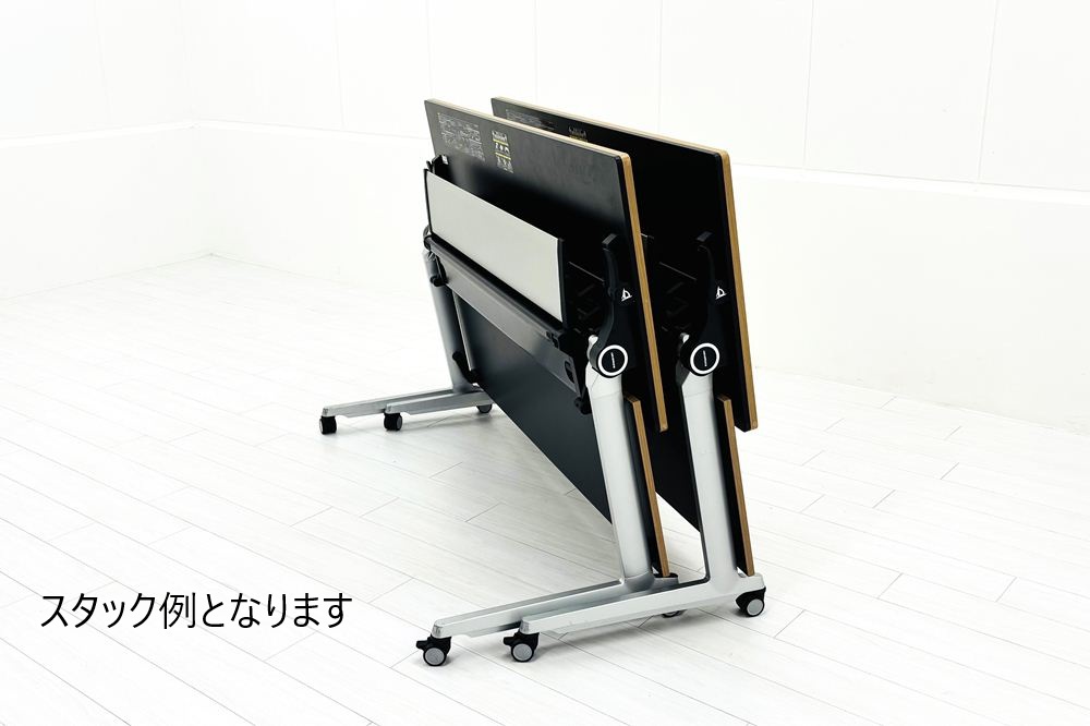 Elegasta オカムラ エレガスタ 中古 フォールディングテーブル ミーティングテーブル 折りたたみテーブル 中古オフィス家具 1500/600/720の画像